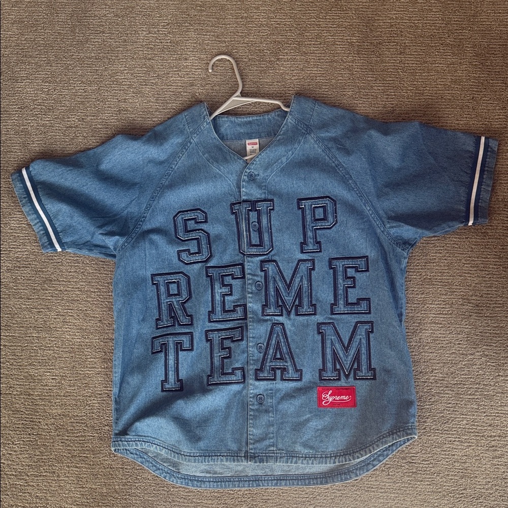 Supreme Kids Blue Denim Jersey